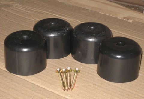 pieds plastiques pour banquette clic-clac