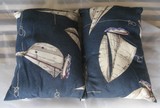 Paire de coussins le cap motif marins